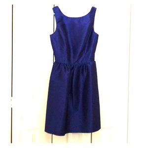 Beautiful Alfred Sung cobalt blue dress